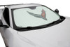 C8 2020 - Up Corvette Foldable Bubble Sun Shade (outside view)