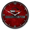 C4 Corvette Red LED Backlit Clock