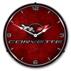 C5 Corvette Red LED Backlit Clock