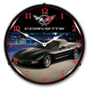 C5 Corvette Black LED Backlit Clock