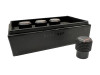 C7 Corvette Black Metal Valve Stem Caps - Knurled alt 2