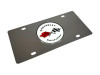 C1 Corvette Stainless Steel License Plate (angled)