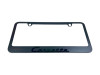 C1 Corvette Black License Plate Frame - Black Script