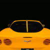 C6 Corvette Color Match Split Window Trim - (on Yellow Car)