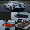 C8 Corvette Blackout Tail Light Covers - Collage on White Vette