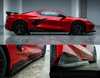 C8 Corvette Side Skirts - Pair (Red Vette)