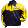 Yellow C6 Corvette Elite Leather Jacket - front