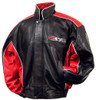 Red C6 Z06 Corvette Leather Jacket - Front