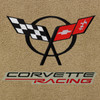 C5 Black Logo, CR Lettering, Beige Background