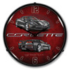 C7 Corvette Cyber Gray Clock