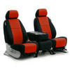 Black/Orange Neoprene Sample Seats