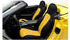 C6 Corvette Black/Yellow Seat Cover