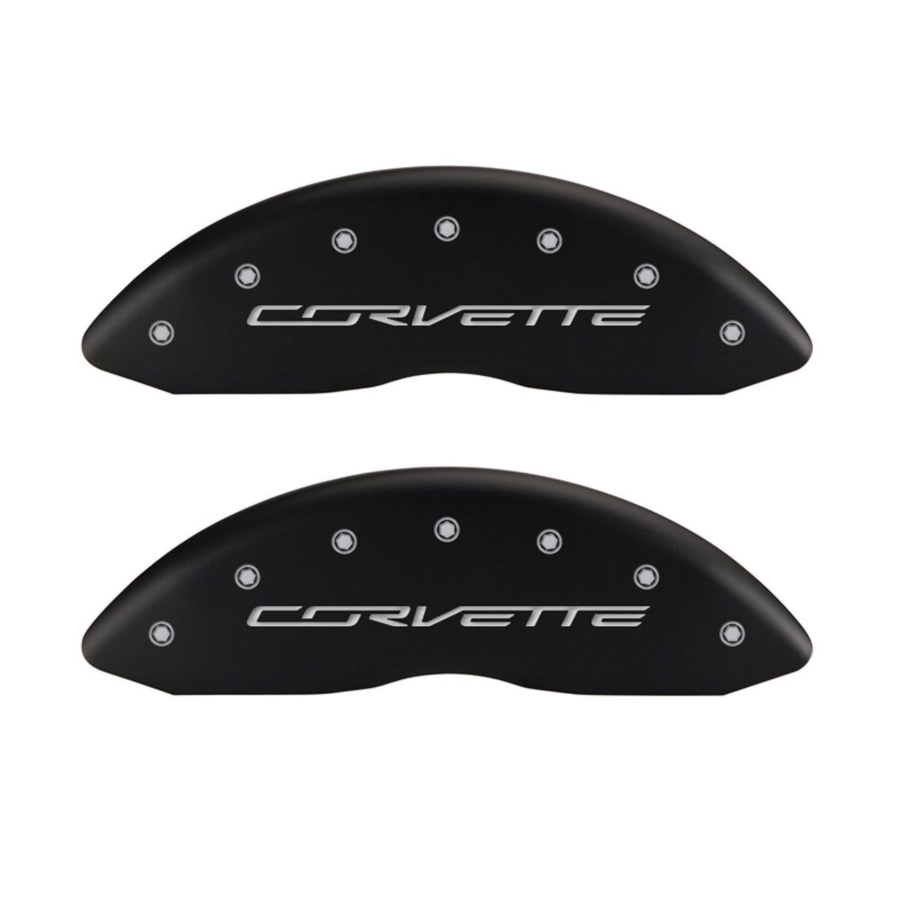 Corvette Brake Caliper Cover Matte Black (front)