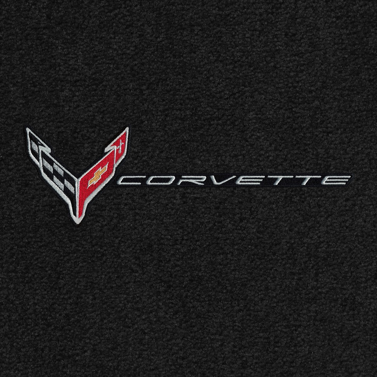 819408 - C8 Logo Silver and Corvette Word Combo