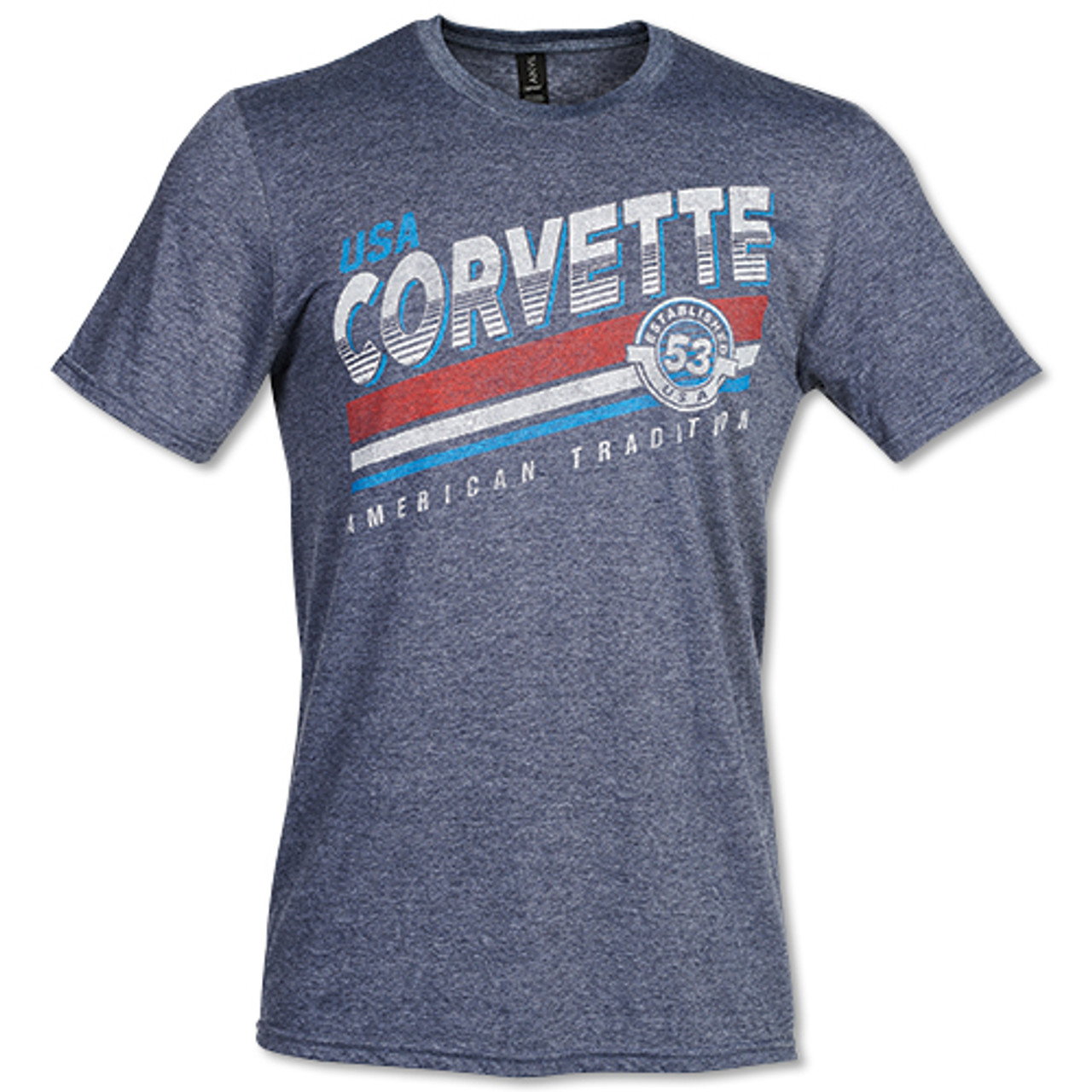 Corvette American Tradition Heather Blue T-Shirt