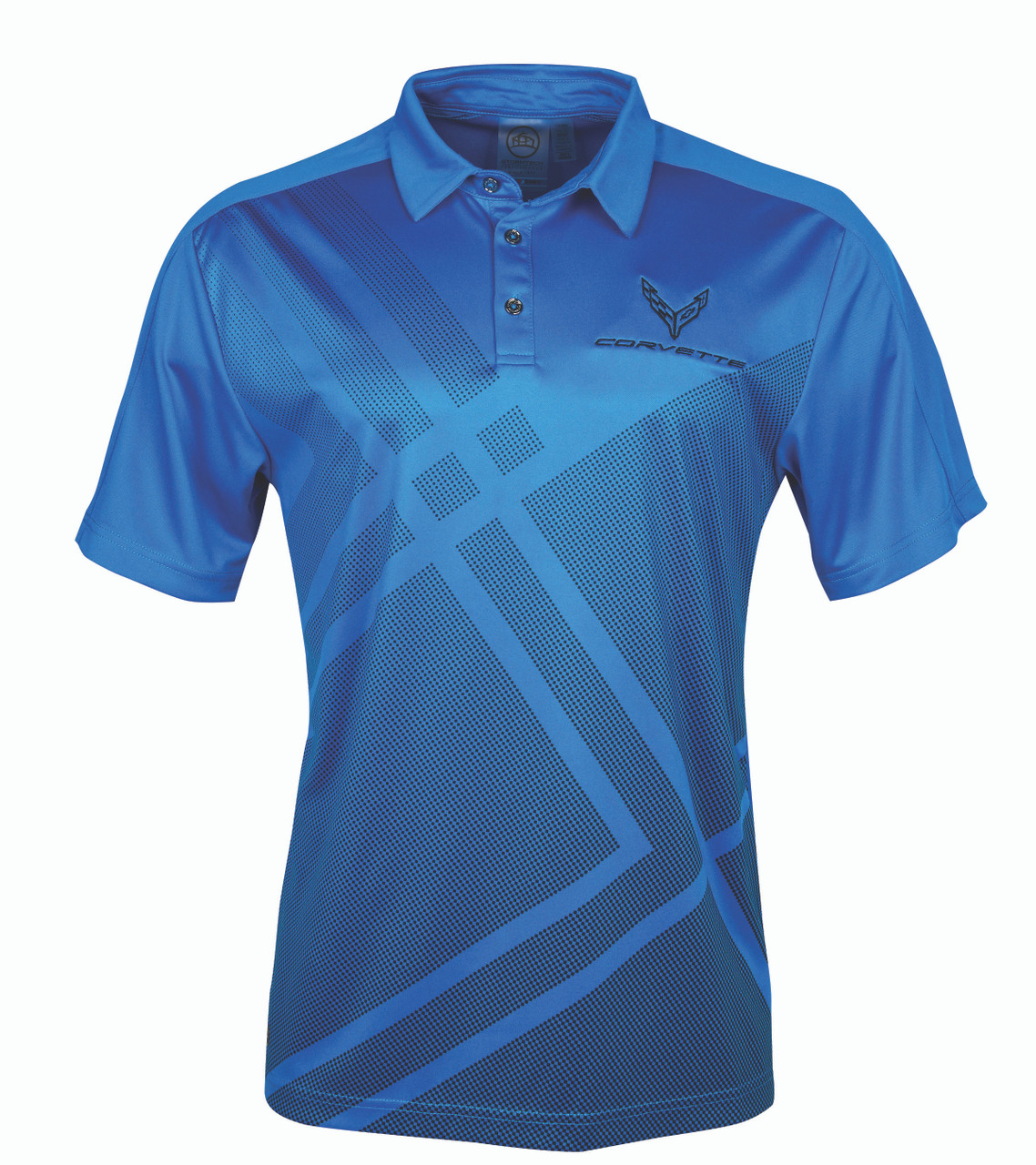C8 Corvette Stormtech H2X-Dri Polo Shirt - blue