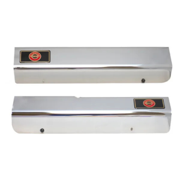C4 Corvette Door Sill Covers - Chrome