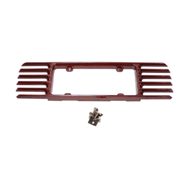 C5 Corvette Color Match Rear Phantom License Plate Frame - (Red)