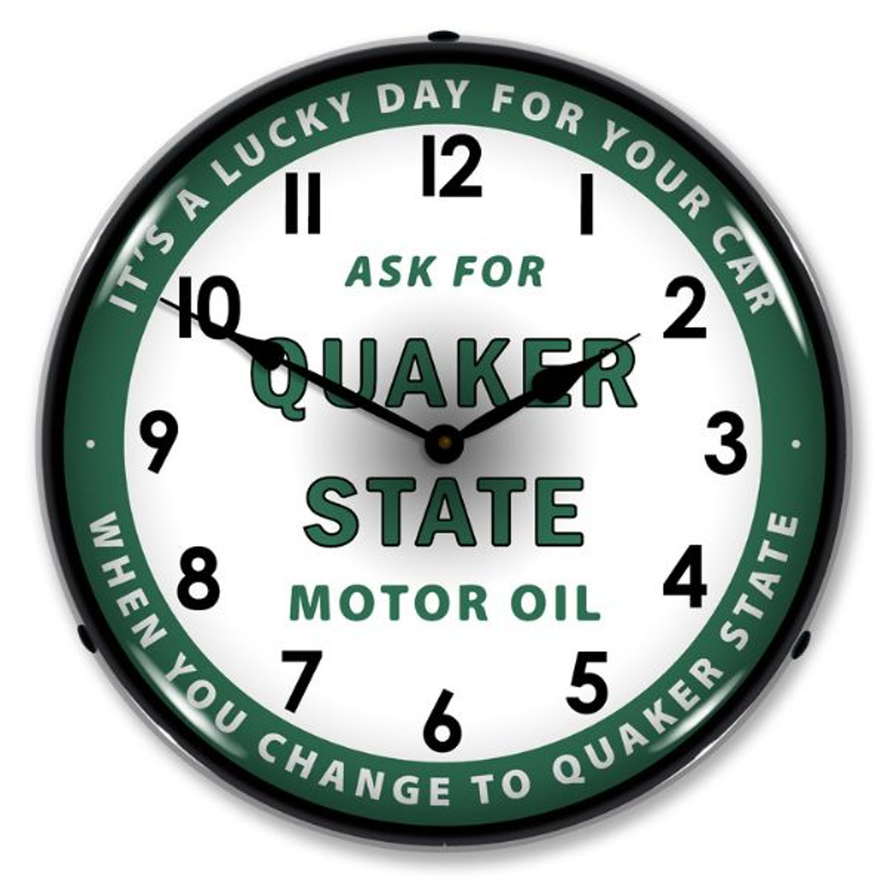 Quaker State Oil Clock