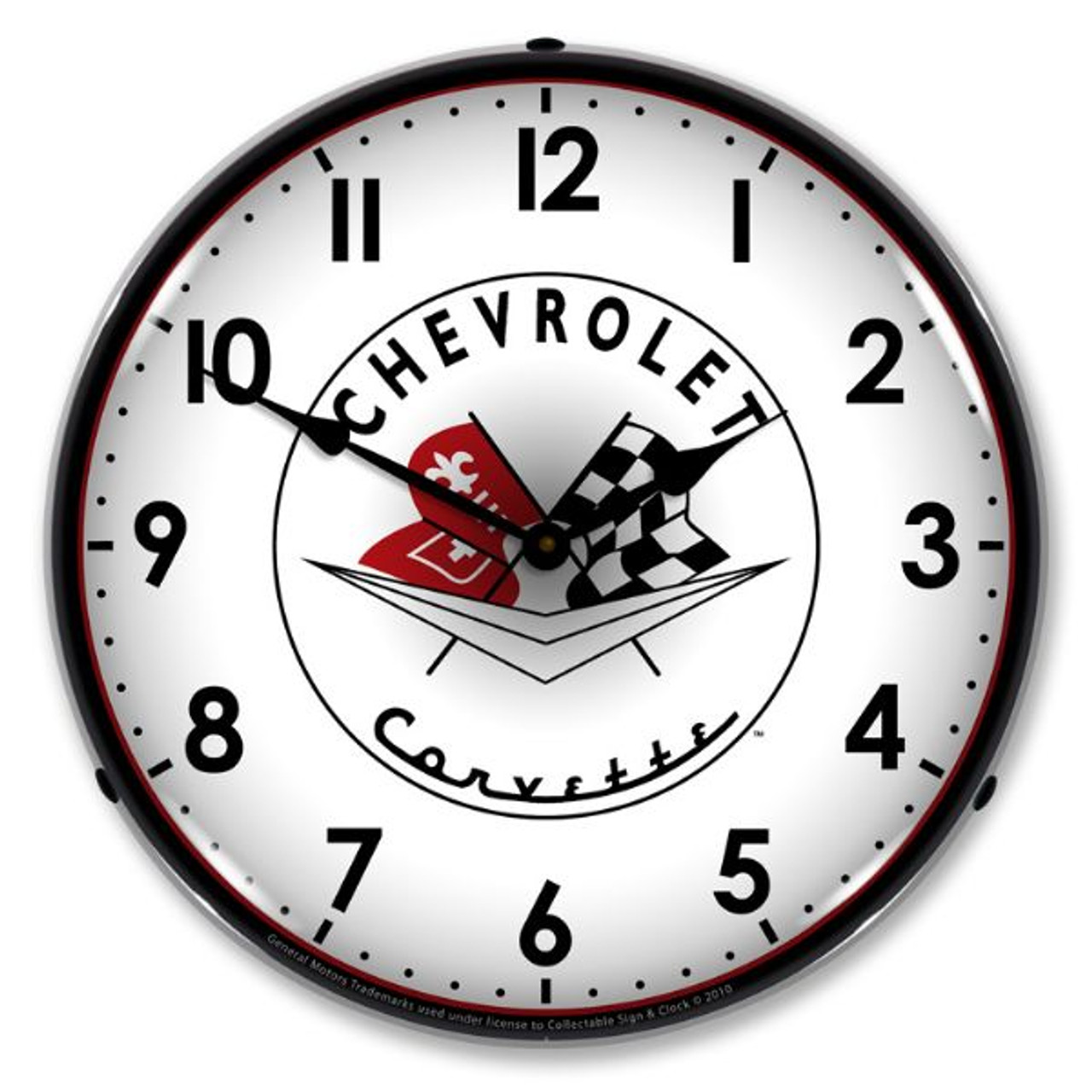 C1 56-57 Corvette Clock