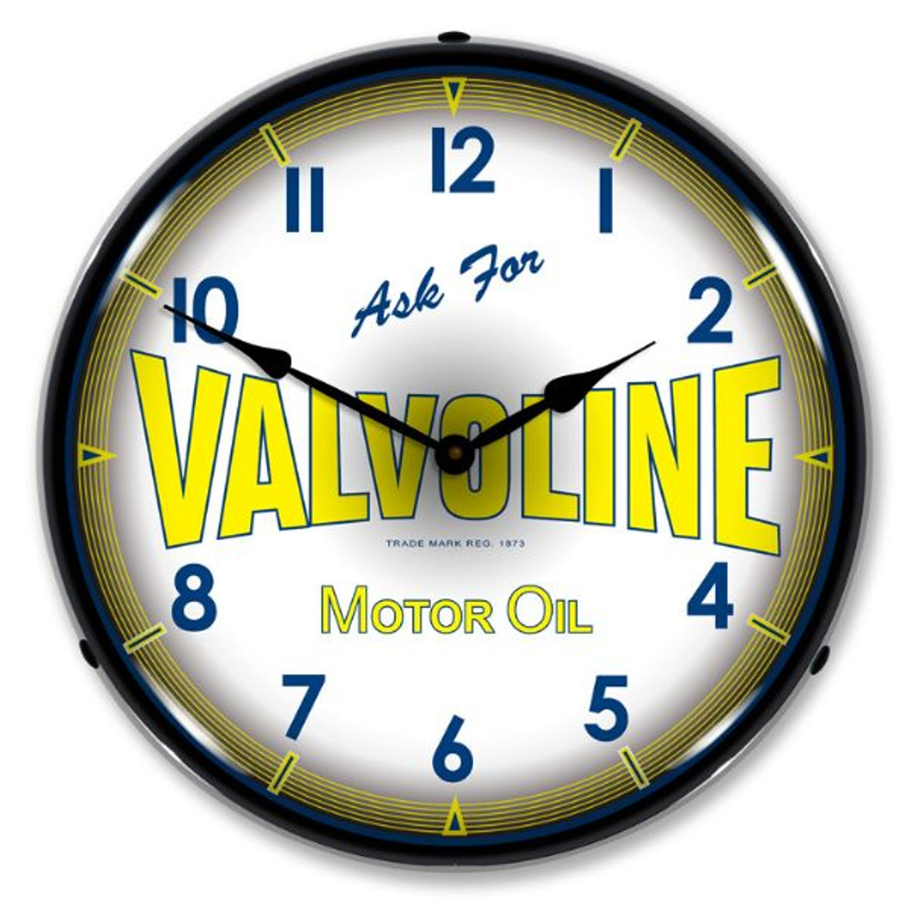Valvoline Motor Oil Clock
