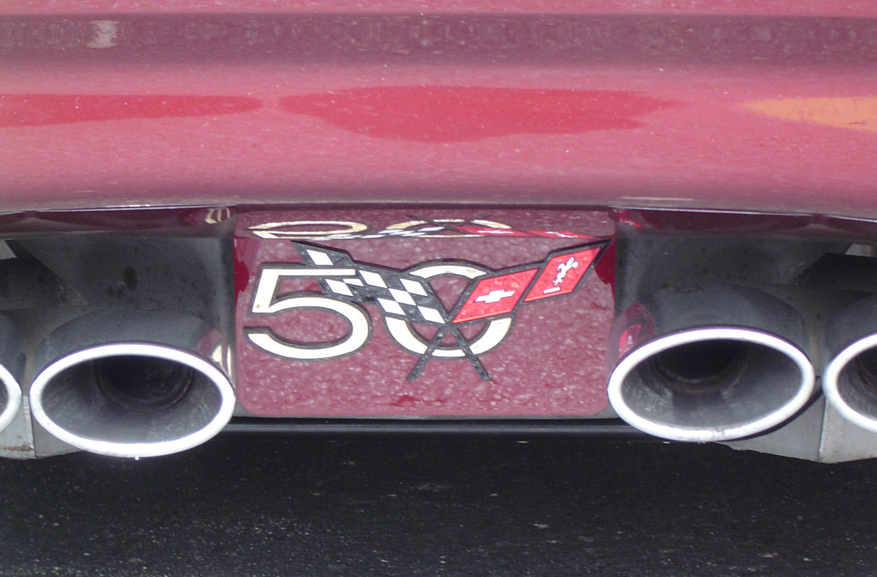 C5 Corvette 50th Anniv Exhaust Plate