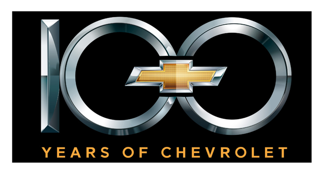 Chevy 100th Metal Sign