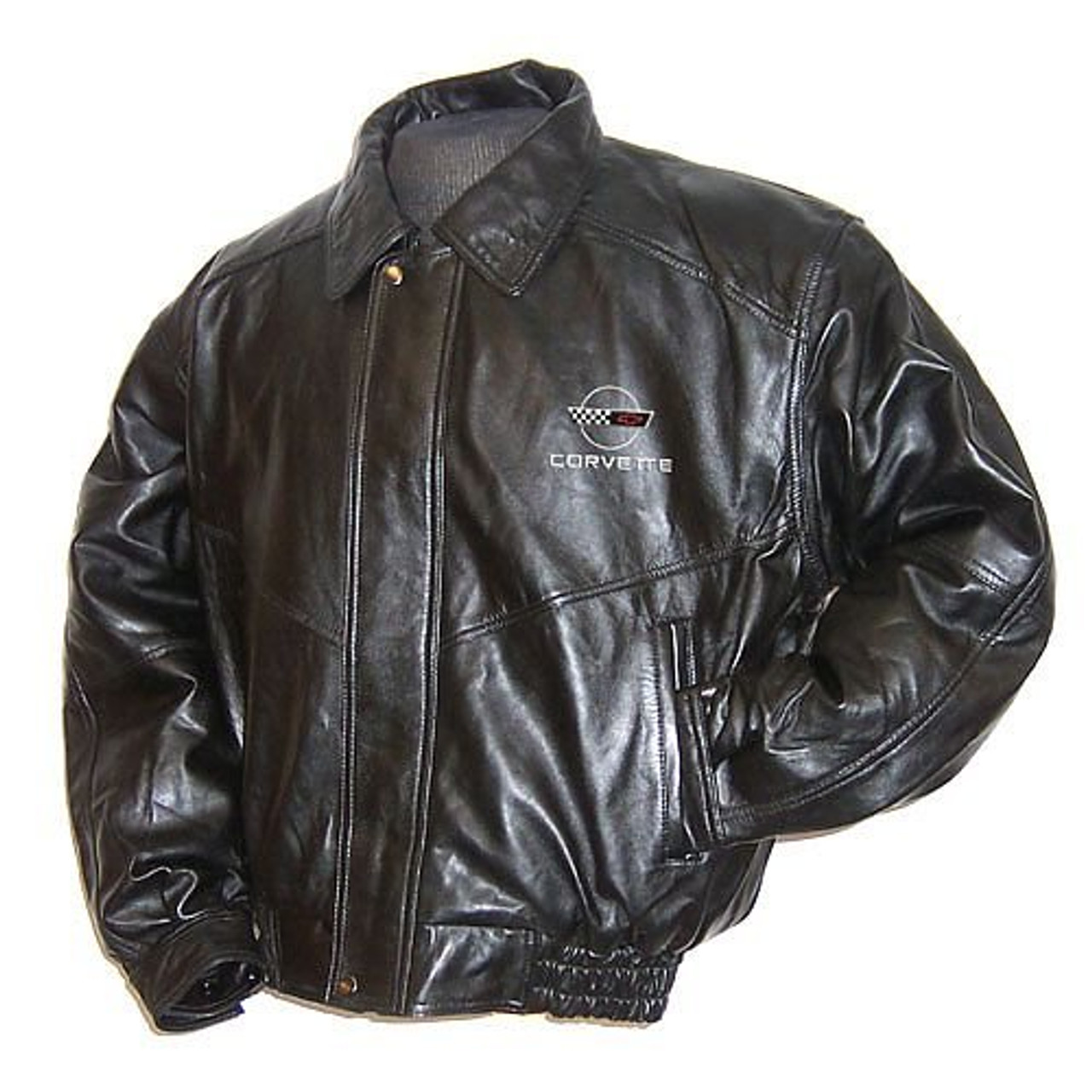 C4 Corvette Lambskin Bomber Jacket