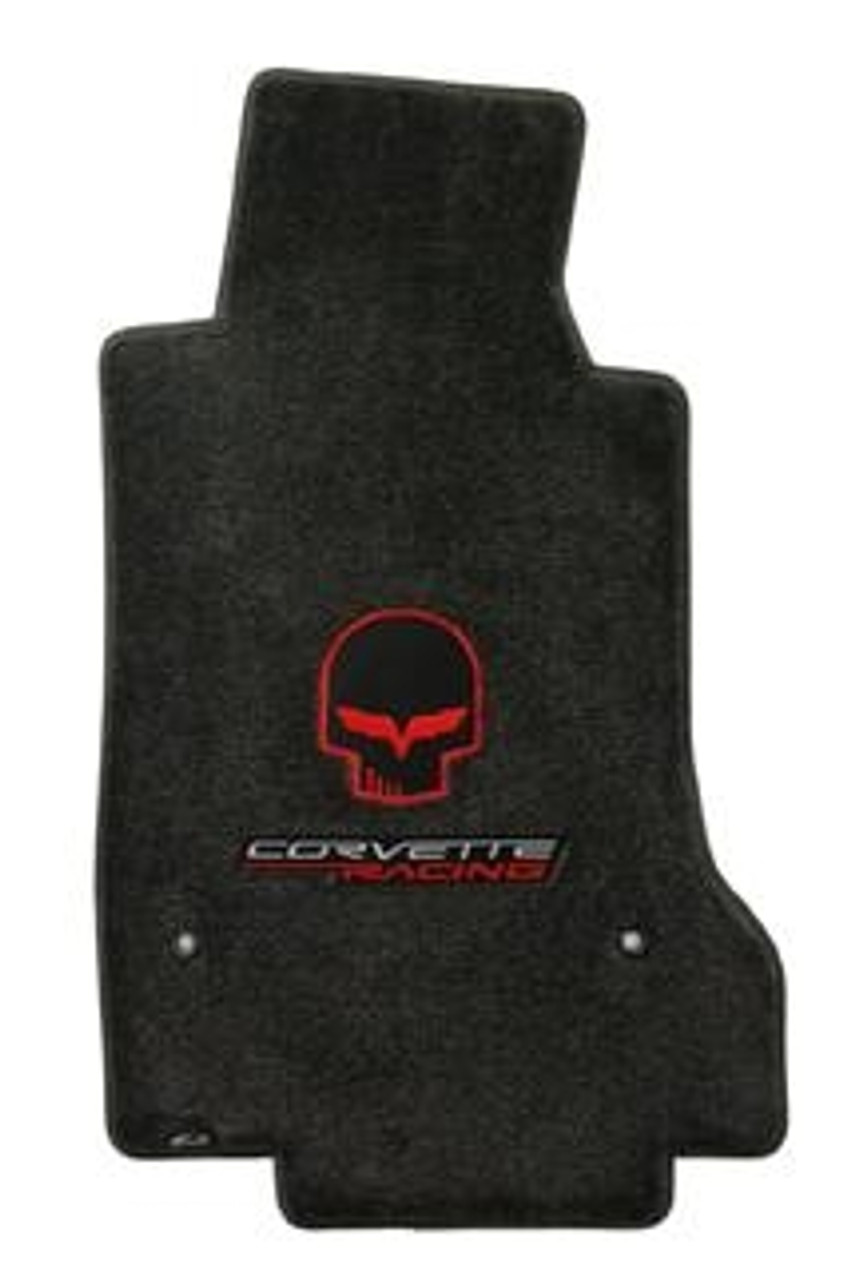 Red Jake Skull, Corvette Racing Ebony Mat