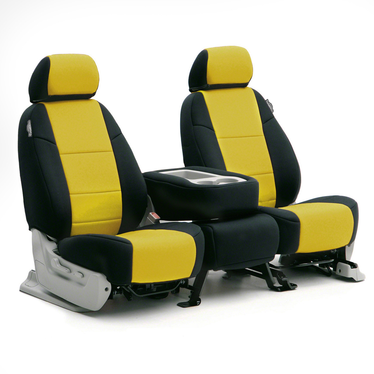 Black/Yellow Neoprene Sample Seats