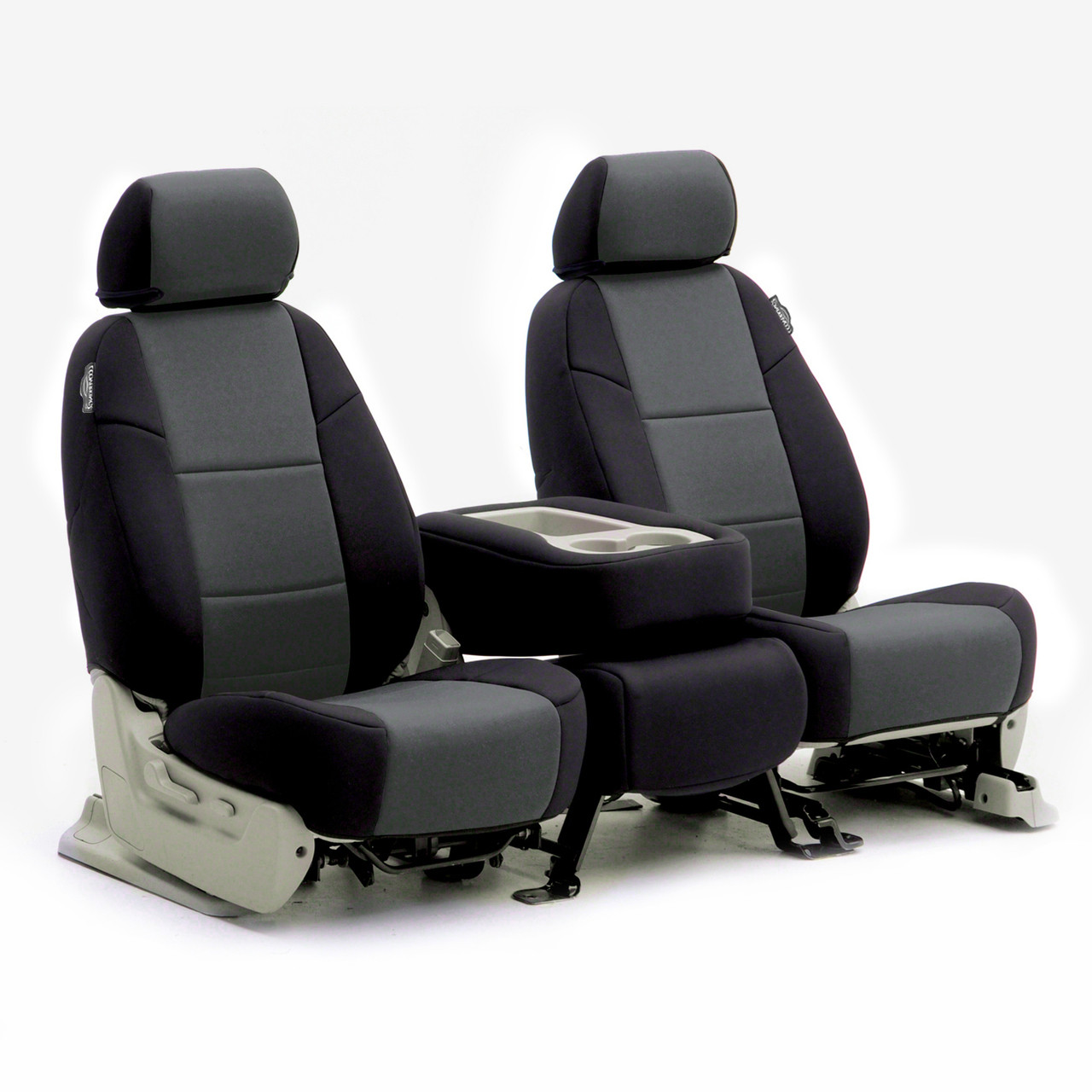 Black/Charcoal Gray Neoprene Sample Seats