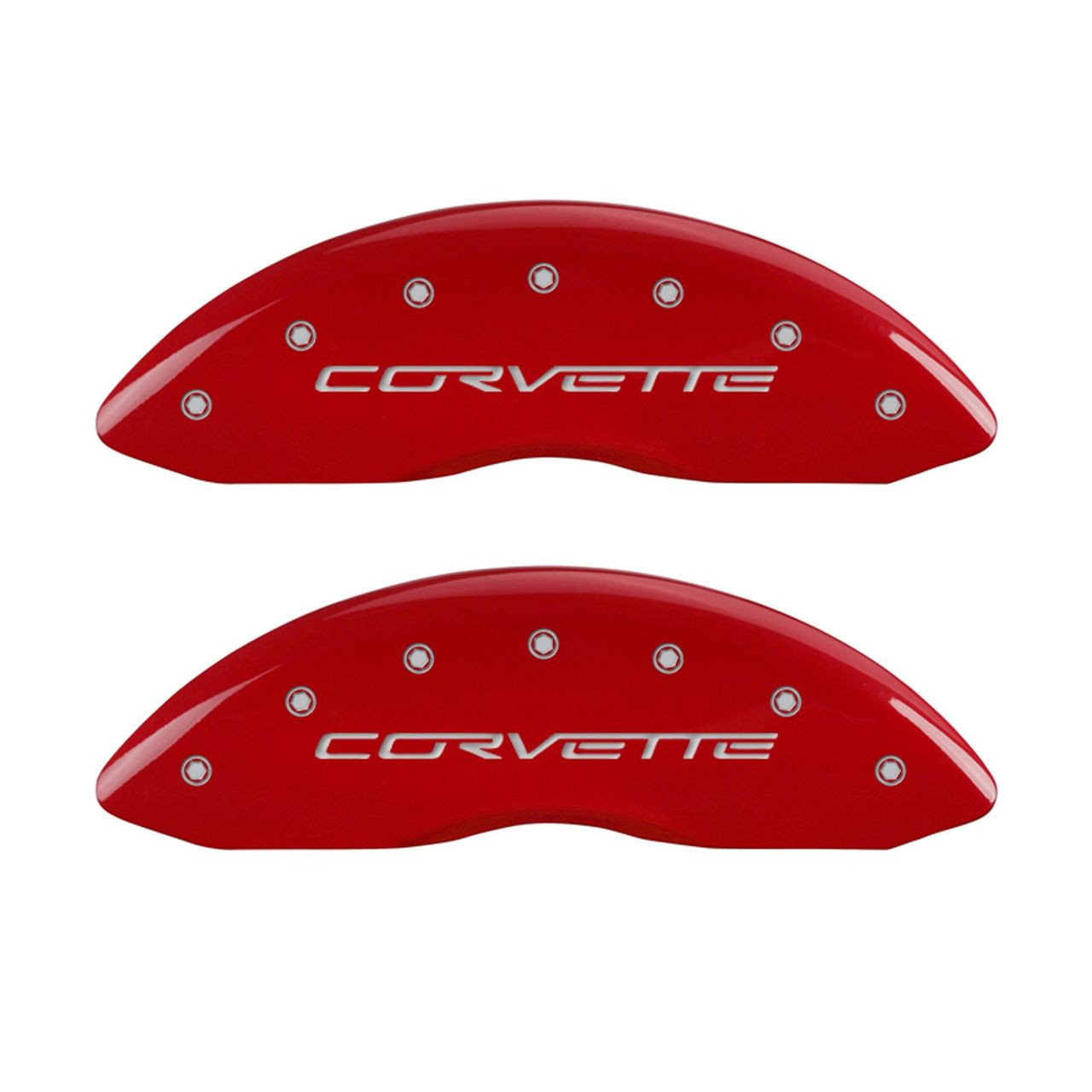 C6 Corvette Brake Caliper Cover Red (front)
