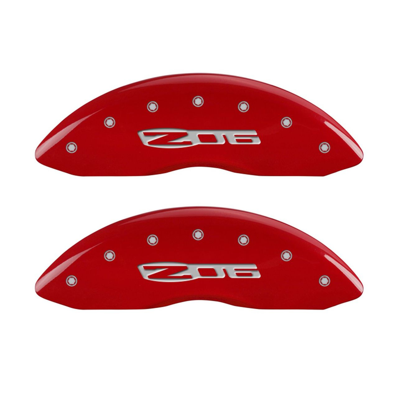 Z06/GS Corvette Z06 Brake Caliper Covers - Red (rear)