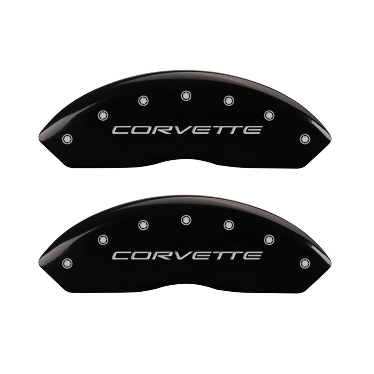 C5 Z06 Corvette Caliper Covers - Black (front)
