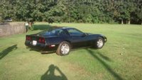 C4 Black Corvette Coupe - D. Gary