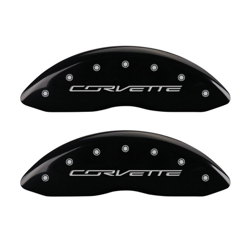 Corvette Brake Caliper Cover Black (front)