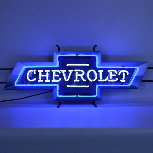 Vintage Chevrolet Bowtie Neon Sign