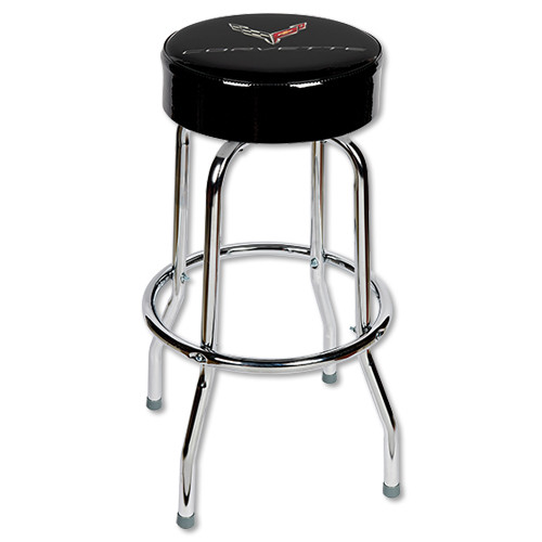 C8 Corvette Color-Matched Counter, Bar Stool with Back Support