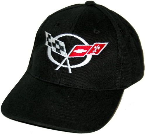 C5 Corvette Black Brushed Twill Hat