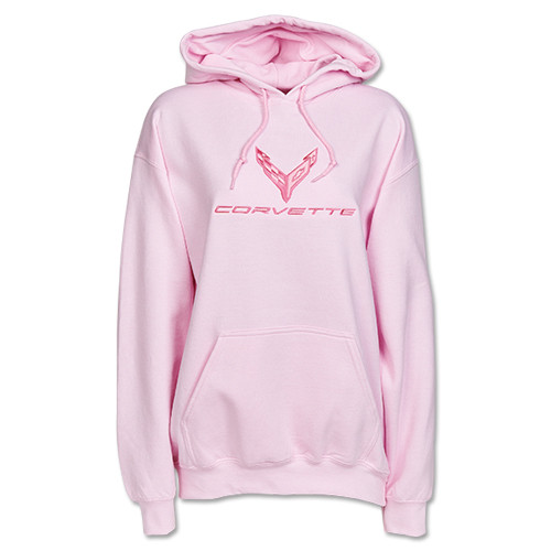 C8 Corvette Pink Hoodie Sweatshirt