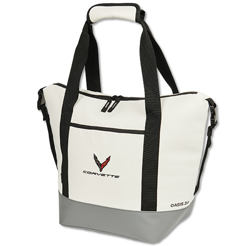 C8 Corvette White Cooler Bag