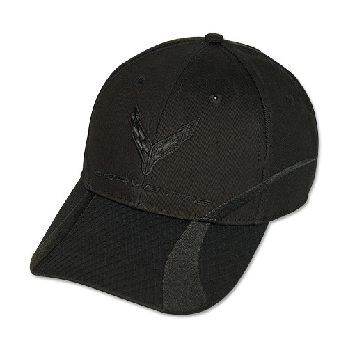 C8 Corvette Tonal Ghost Black Hat