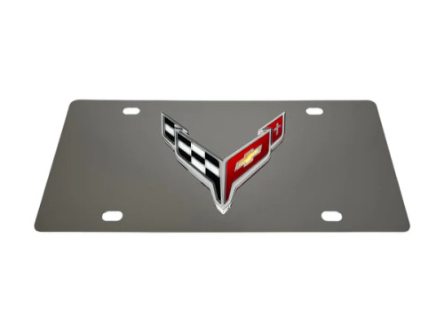 C8 Corvette Stainless Steel License Plate