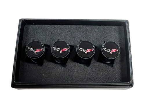 C6 Corvette Carbon Fiber Valve Stem Caps