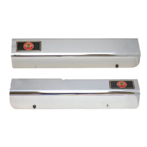 C4 Corvette Door Sill Covers - Chrome