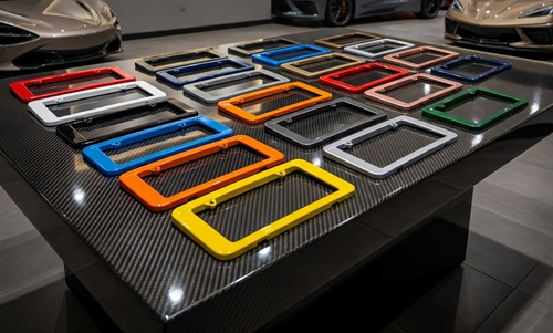C6 Corvette Color Match License Plate Frames - sample gallery 1