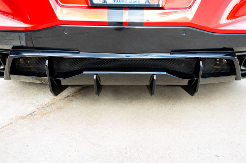 C8 Corvette Rear Diffuser - Carbon Mist zoom in