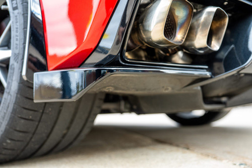 C8 Corvette Rear Corner Diffusers - Carbon Flash