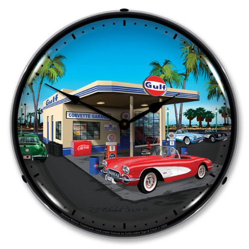 1957 C1 Corvette Clock