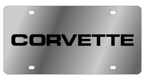 C4 Corvette License Plate